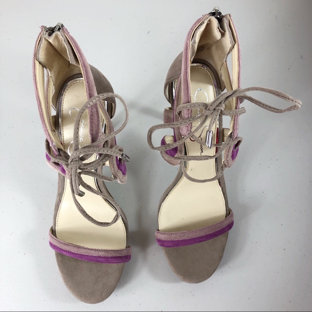 Jessica Simpson Platforms Purple Size 8.5 - Picture 2 of 9